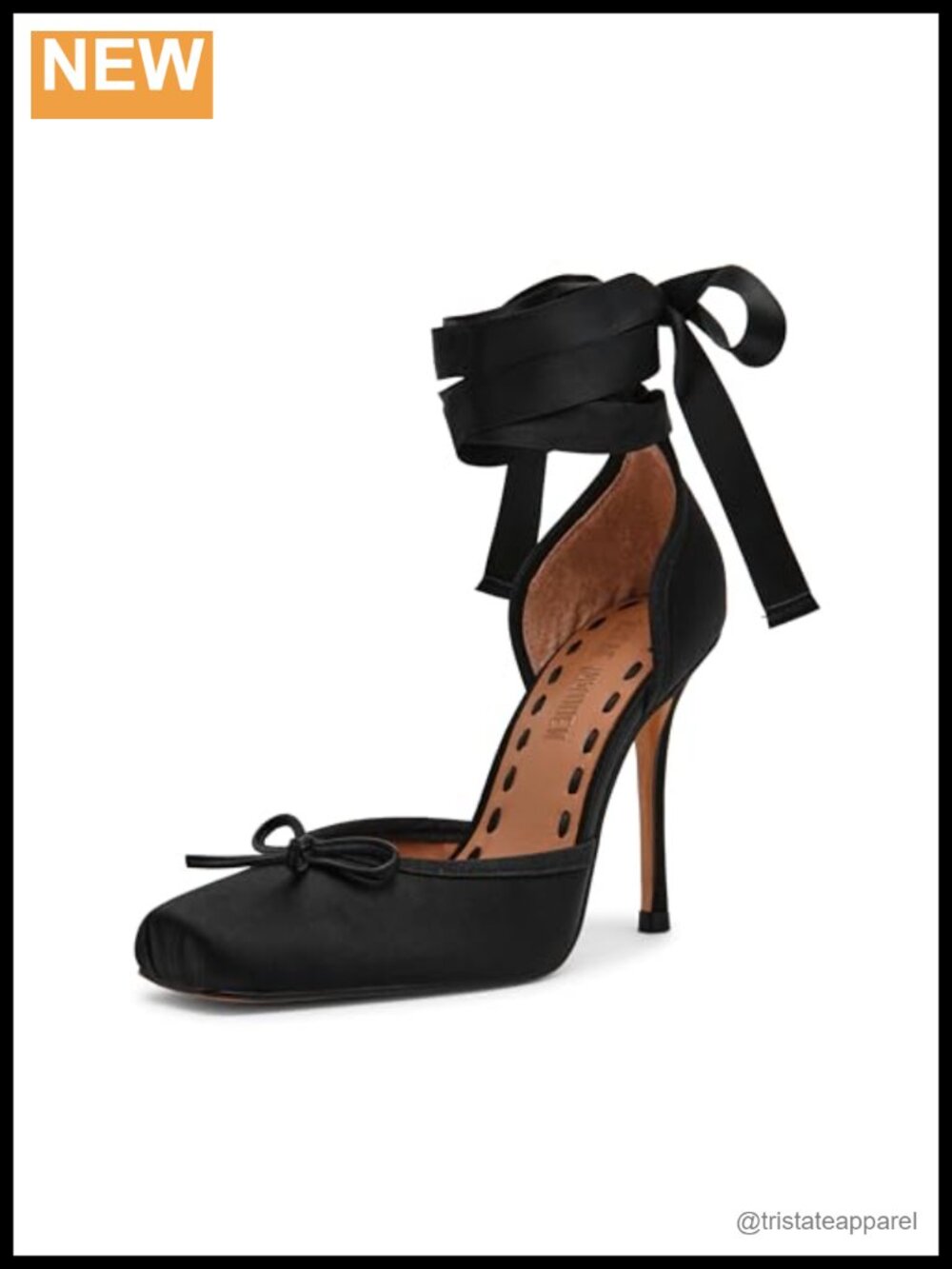 Steve Madden Larina Satin Stiletto Pump Square Toe Formal Evening Shoe